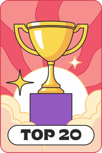 Finish in TOP 20 in a tournament